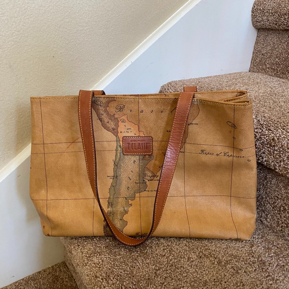 Alviero Martini T'classe Geo Classic Medium Shopping Bag